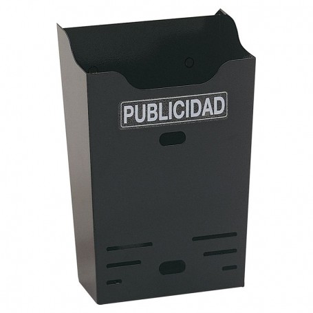 Cestas de publicidad para comunidades y hogar.<br>Fabricadas en acero inoxidable o en acero pintado en blanco o negro.<br>Dos fo