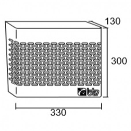 Cestas de publicidad para comunidades y hogar.<br>Fabricadas en acero inoxidable brillo o en acero pintado en blanco o negro.<br