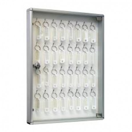 Clasificador de llaves para comunidades y hogar.<br>Fabricado en acero.<br>Apertura de libro.<br>Puerta ciega.<br>Disponible en 