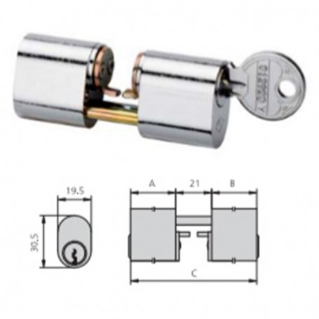 • Cuerpo de latón <br>• Rotores de latón <br>• Con levas y vástagos<br>• 3 llaves