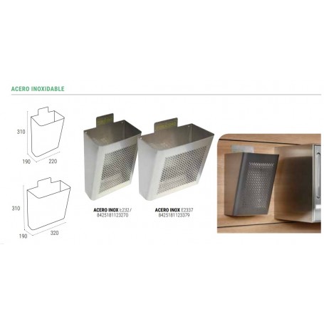 Permite la recogida selectiva de publicidad. Se coloca en la entrada del edificio y evita la entrada de personas ajenas a la com