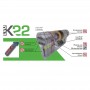 Nuevo! Cerradura de cilindro de seguridad K22 con 11 pasadores activos<br>Modular de alta seguridad. Cilindro de seguridad secur